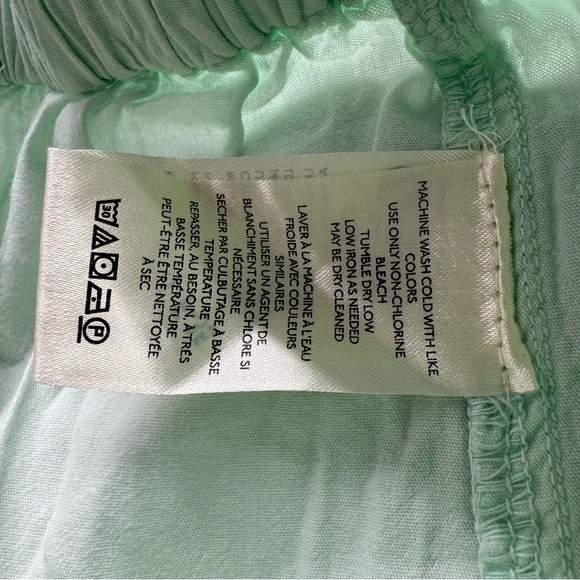 Free People Women's Get Free Pull On Poplin Shorts Size Small Mineral Sea Green - Picture 8 of 8